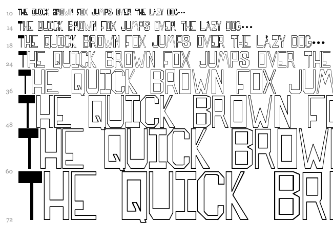 Sparks Made Us font waterfall